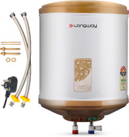 Longway Superb 35 L Storage Water Geyser 5 Star BEE Energy Rating | SS Tank with Anti-Rust Coating | Multi Safety(Ivory)