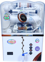 R.K. AQUA FRESH INDIA Turbo Plus Copper+Alkaline Booster Technology Ro With Minerals 12 L RO + UV + UF + Copper Guard + pH enhancer Water Purifier(White)