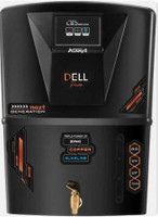 Always Dellpure Zinc Copper 9 Stage Purification Water purifier With LED INDICATOR 12 L RO + UV + UF + Copper + Alkaline + TDS Control Water Purifier(Black)