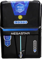 AQUA Fresh Full Megastar Model 15 L ALKALINE VITAMIN B12 Filter 15 L RO + UV + UF + TDS Water Purifier(Black)