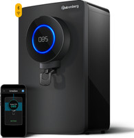 Atomberg Intellon 8 L RO + UV + UF + Alkaliser Water Purifier India's 1st Adaptive| 4 Modes | TDS-Based Filtration | Smart IoT | 7 Stages | Retains Minerals & Improves Health | 2 Year Warranty |No AMC(Black)
