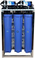 AquaDpure 50 LPH commercial RO water purifier Plant 50 Liter Per Hour Blue Stainless steel Full Automatic with TDS Adjuster 50 L RO + UF Water Purifier(Blue)