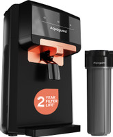 Aquaguard Enrich Nexen RO+UV 2X 6 L RO + UV + Copper Water Purifier Active Copper | Additional Mega Sediment Filter | Save over 18,000 on Filters Replacements | With Removable Drip-Tray(Black)