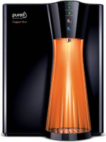 Pureit Copper+ Eco Mineral 8 L RO + UV + MF Water Purifier(Black, COPPER)