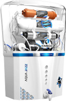 Kinsco Aqua Jazz White ISI Mark 15 L RO + UF + UV + Copper + Alkaline + Mineralizer Water Purifier(White)