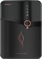 HAVELLS Delite Kopere 6.5 L RO + UV Water Purifier Stainless Steel Tank,Copper+Zinc+Minerals| Suitable for all - Borewell, Tanker, Municipality Water(Black)