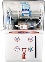 KENT ACE Plus 8 L RO + UV + UF + Alkaline + Copper + TDS Control + UV LED Water Purifier 0001 Micron RO Membrane | Auto Flush | 8L | 20LPH | Ideal for Borewell/Tanker/Municipal Water(White)
