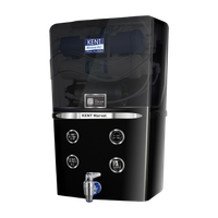 KENT Marvel 8 L RO + UV + UF Water Purifier Advanced RO Tech for Sabse Shudh Paani 8L 20LPH Flow Ideal for Borewell/Tanker/Municipal Water Largest Service Network(Dark Black)