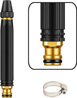 ZISHI EXPO Premium Water Spray Nozzle for Car Wash & Gardening Adjustable Jet Fan & Mist Watering Wand(16.8 cm)