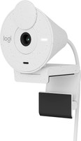 Logitech Brio 300 Full HD Webcam 1080p, with Microphone, USB Connectivity, with Privacy Shutter, USB-C, Certified for Zoom, Microsoft Teams, Google Meet, Auto Light Correction(Off White)