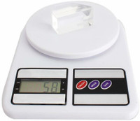 Varnee Weight Machine for Home Kitchen | Kitchen Weight Machine Digital | Food Weighing Scale, Fruits, Vegetables, Products Electric Weight Machine 10 KG Weighing Scale(White)