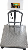 BMD Technologies 2000kg Platform Weighing Machine – Industrial Model Checker Pan - 1200 x 1200 mm Weighing Scale(Silver)