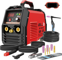 iBELL TIG/MMA, 250A, 220V, IGBT, Hot Start, Anti Stick, with 10nos Tungsten Rods & All Accessories, Inverter Welding Machine