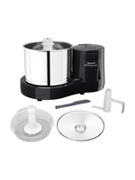 Butterfly Rhino Plus Wet Grinder Shockproof ABS Body Coconut Scrapper Attachment Dough Kneader Stainless Steel Drum 2 Years Manufacturer's Warranty(Grey)