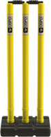 OSPO SPORTS Cricket Stump, Plastic Wickets, Stump Set(Yellow, Black)