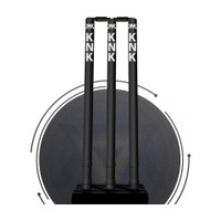 KNK Cricket Stump , Plastic Wickets(Black)