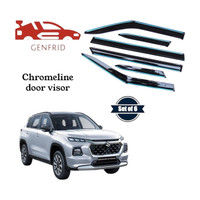 GENFRID For Non-convertibles Front Wind Deflector(Tinted Maruti Grand Vitara)