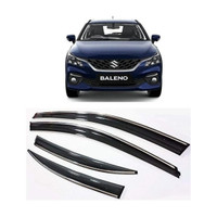 MOTOSHIELD For Non-convertibles Front Wind Deflector(Tinted Maruti Baleno)