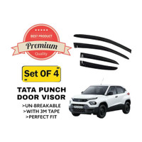 Dylon For Non-convertibles Front Wind Deflector(Tinted Tata NA)