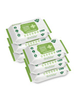 ARO KLEEN Germ Protection Wipes, Disinfectant Wet Wipes for Skin & Surfaces (Pack of 6)(288 Wipes)