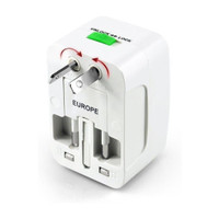Jap Universal World Wide Travel Charger Adapter Plug, White Worldwide Adaptor(White)
