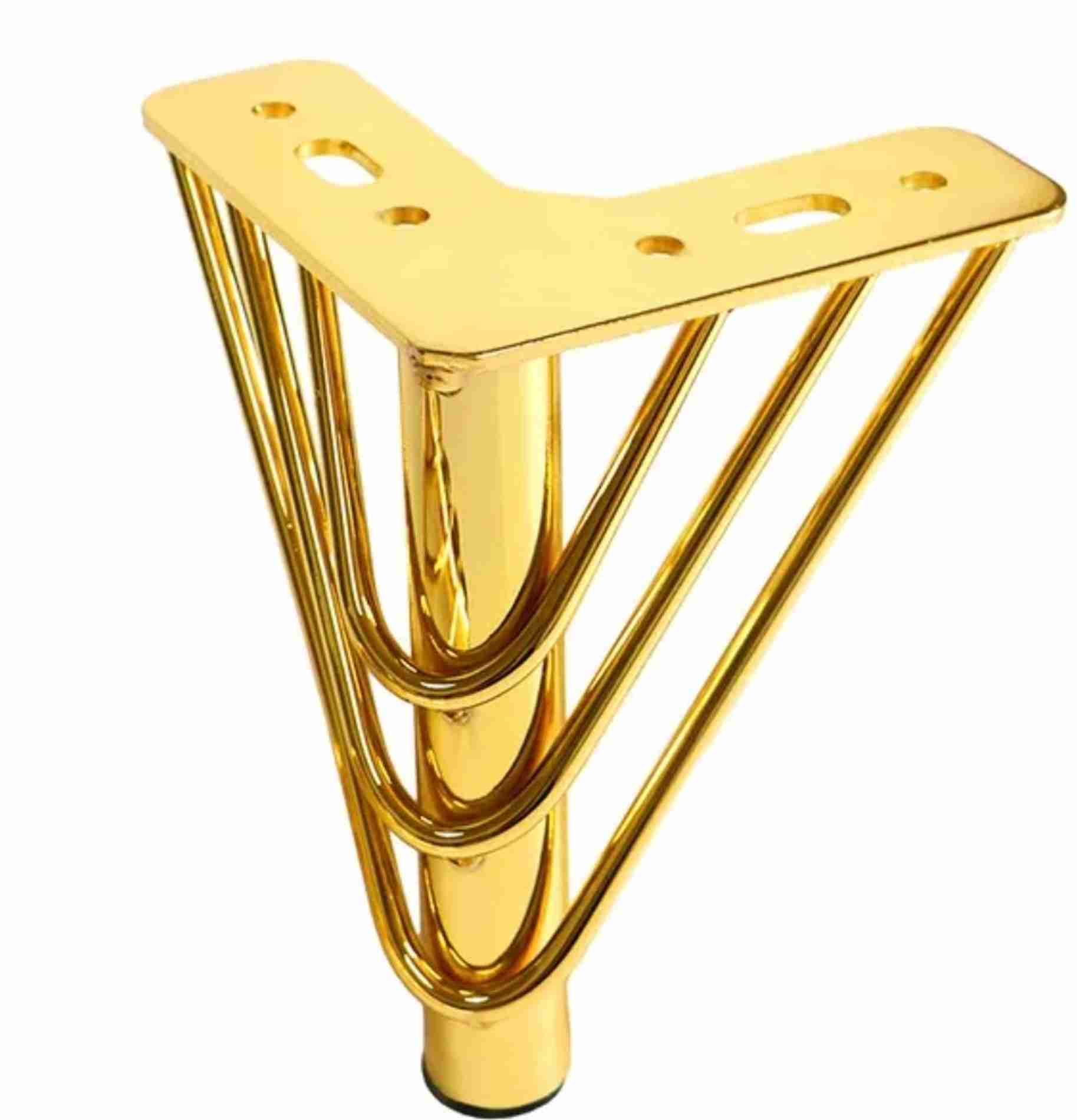 Shivio V35 Stainless Steel Designer, PVD Finish Premium Gold Sofa Legs