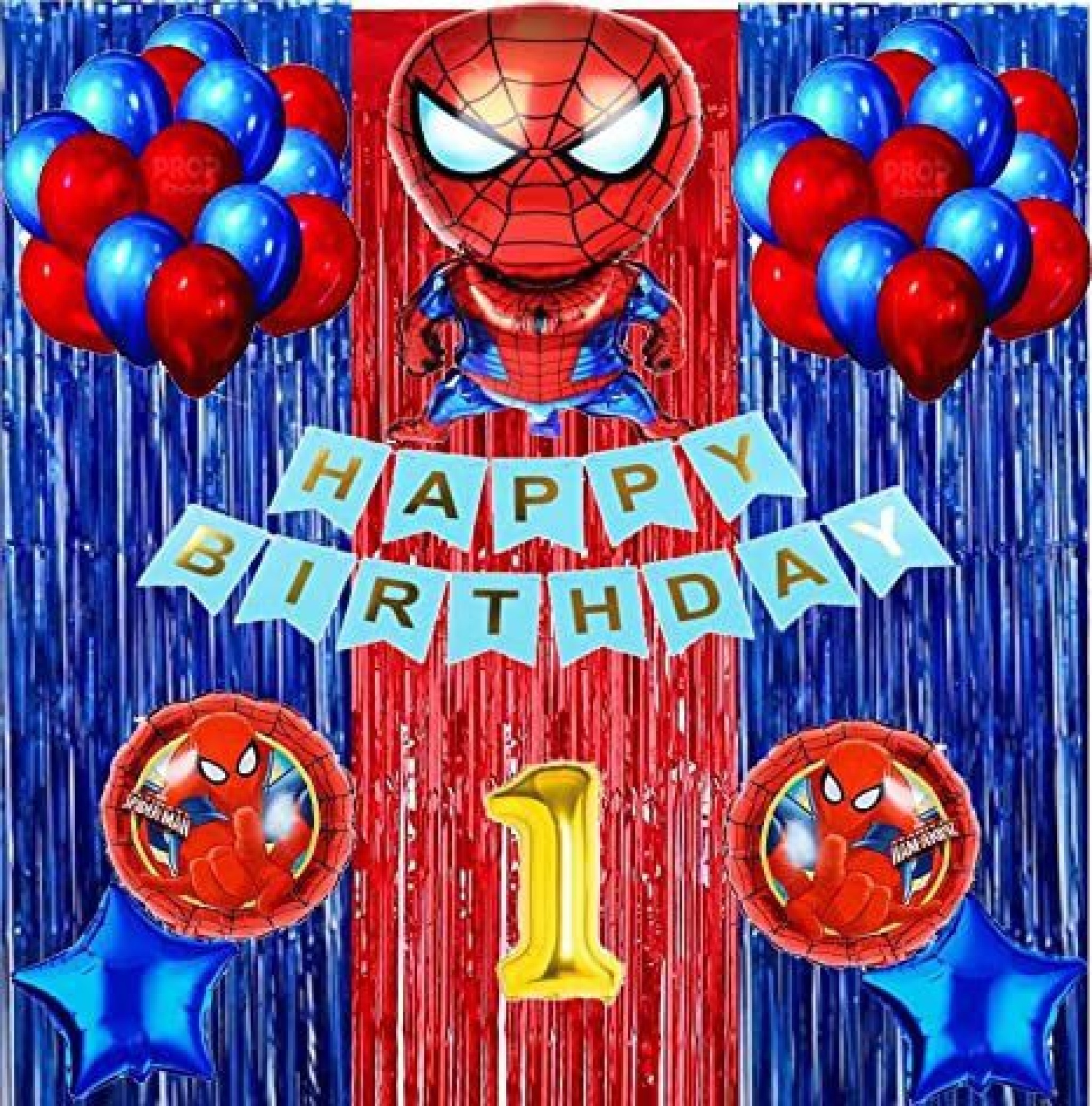 PartyJewels Spiderman Theme Birthday Decor Item or Kit -41 (1 Happy  Birthday) Price in India - Buy PartyJewels Spiderman Theme Birthday Decor  Item or Kit -41 (1 Happy Birthday) online at 