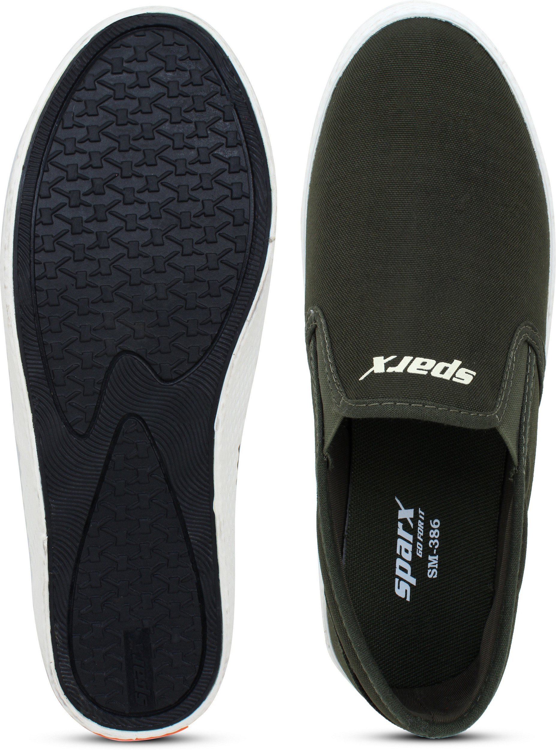 Sparx Men SM-386 Olive Beige Casuals 