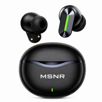 MSNR FireFly TWS Earbuds up to 70HR Playback, Ai Mic Clear Call 3D