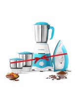 Longway Super Dlx with Kwid 1100 Watt Dry Iron Combo 500 W Juicer