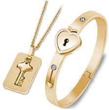 University Trendz Stainless Steel Crystal Bracelet Price in India