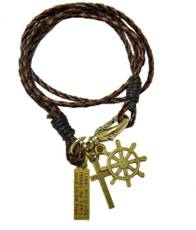 Men Style Leather Bracelet Image