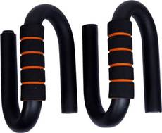 BES BES Rubbercoated Pushup Stand Push-up Bar Image