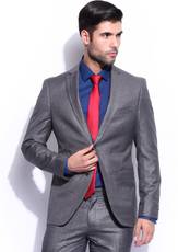 Protext Solid Single Breasted Casual, Formal, Party, Wedding Men's Blazer