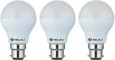 Bajaj 5 W LED CDL B22 CL Bulb White (pack of 3) Image