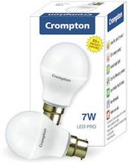 Crompton 7 W LED Bulb Cool Daylight White (Pack of 10)