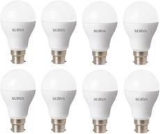 Surya 7W White 630 Lumens LED Bulbs (Pack Of 8)