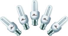 Ornate 5W B22 CFL Bulb (White, Pack of 5) Image