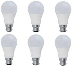Syska 7 W B22 LED Bulb (yellow, pack of 6)