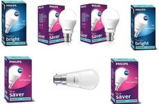 Philips 14W, 7W, 9W And 2.7W B22 LED Bulb (White, Pack of 7) Image