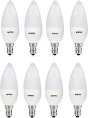 Wipro Garnet 5W E14 LED Bulb (Yellow, Pack of 8) Image