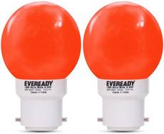 Eveready 0.5W Deco UP LED Bulb (Red, Pack of 2) Image