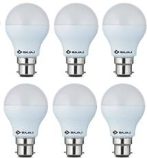 Bajaj 7W B22 600L LED Bulb (White, Pack Of 6)