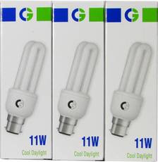 Crompton Greaves 11 W 2U CFL Bulb (Cool Daylight, Pack of 2)