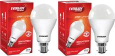 Eveready 23W B22 Round LED Bulb (White, Pack of 2)