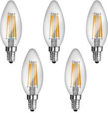 Imperial JP02 4W E14 LED Filament Bulb (Yellow, Pack Of 5) Image