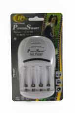 Power Smart Fast Battery Charger (for Ni-MH AA/AAA Rechargeable Batteries)