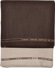 Vimal Cotton Polyester Blend Self Design Trouser Fabric(Un-stitched)