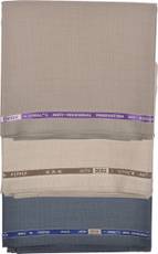 Vimal Cotton Polyester Blend Self Design Trouser Fabric(Un-stitched)