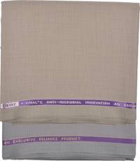 Vimal Cotton Polyester Blend Self Design Trouser Fabric(Un-stitched)